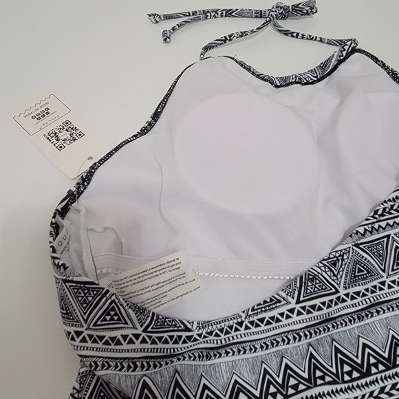 Ekouaer One Piece Swimsuit Halter High Neck Backless NWT size Small - Picture 8 of 12